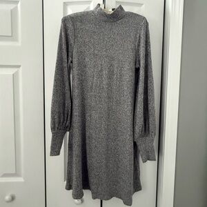 Express Gray Long Sleeve Women's Sweater Dress